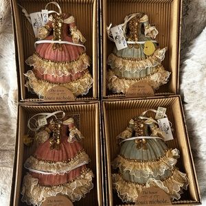Kurt S Adler The House of Louis Nichole Victorian Ornament 1999 Set NWT